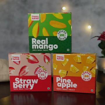 Freeze Dried Mango + Freeze Dried Pineapple + Freeze Dried Strawberry | Combo Pack