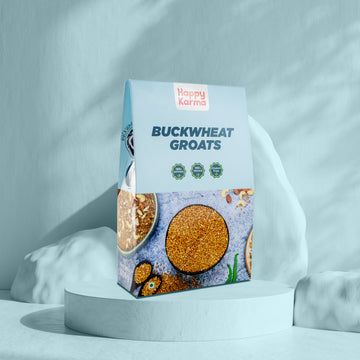 Happy Karma Buckwheat Groats Kuttu 650g - 100% Gluten-Free Buckwheat for Navratri Fasting