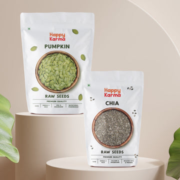 Raw Pumpkin Seeds+ Chia Seeds | Combo Pack