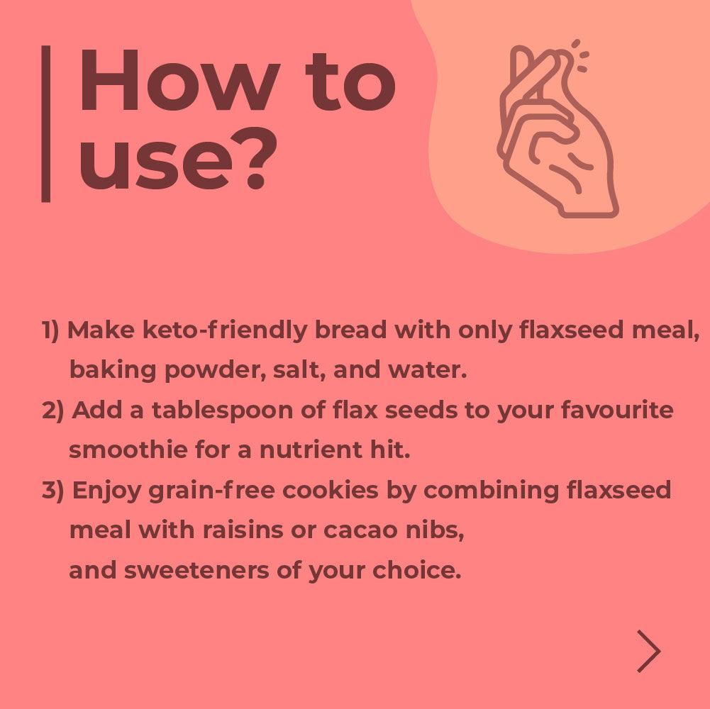 Roasted Flax Seeds 150g -Rich in Nutrients - Happy Karma