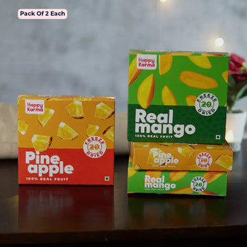 Freeze Dried Mango 20gx2 + Freeze Dried Pineapple 20gx2 | Combo Pack