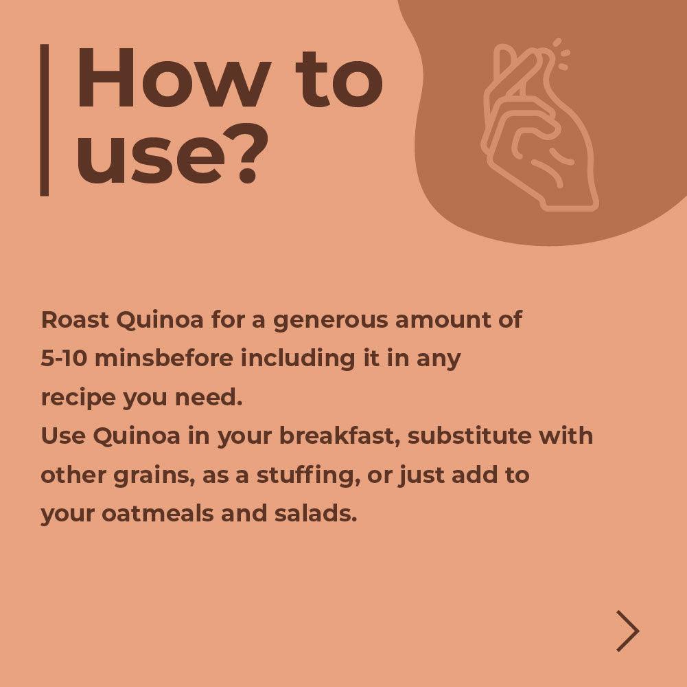 Happy Karma Quinoa Grains-Healthy & Diabetic Friendly- 900g - Happy Karma