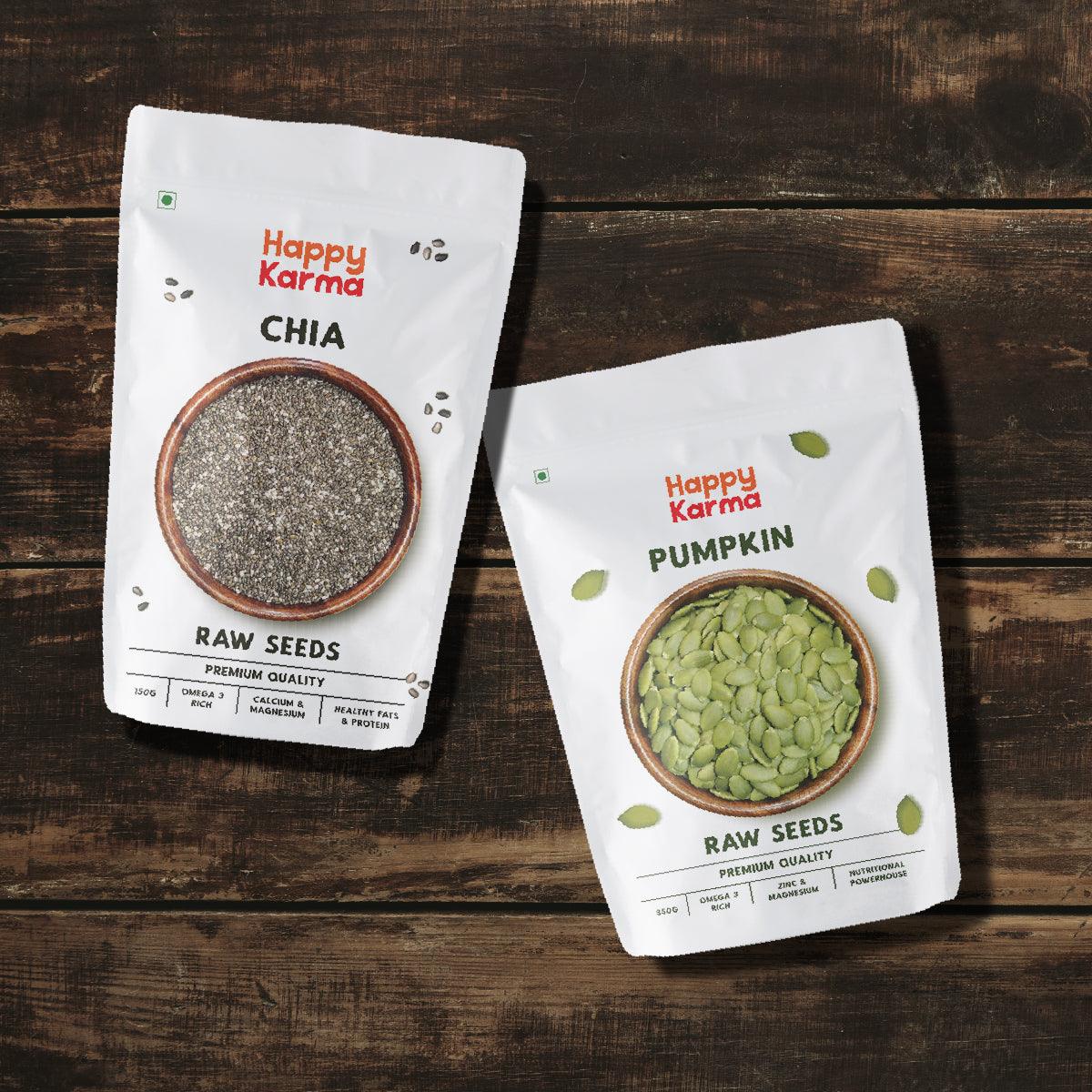 Raw Pumpkin Seeds 350g - Nutritional Powerhouse - Happy Karma